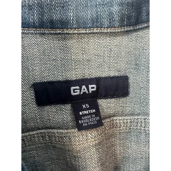 GAP Classic Denim Jacket – Light Wash – Size XS - Picture 3 of 5